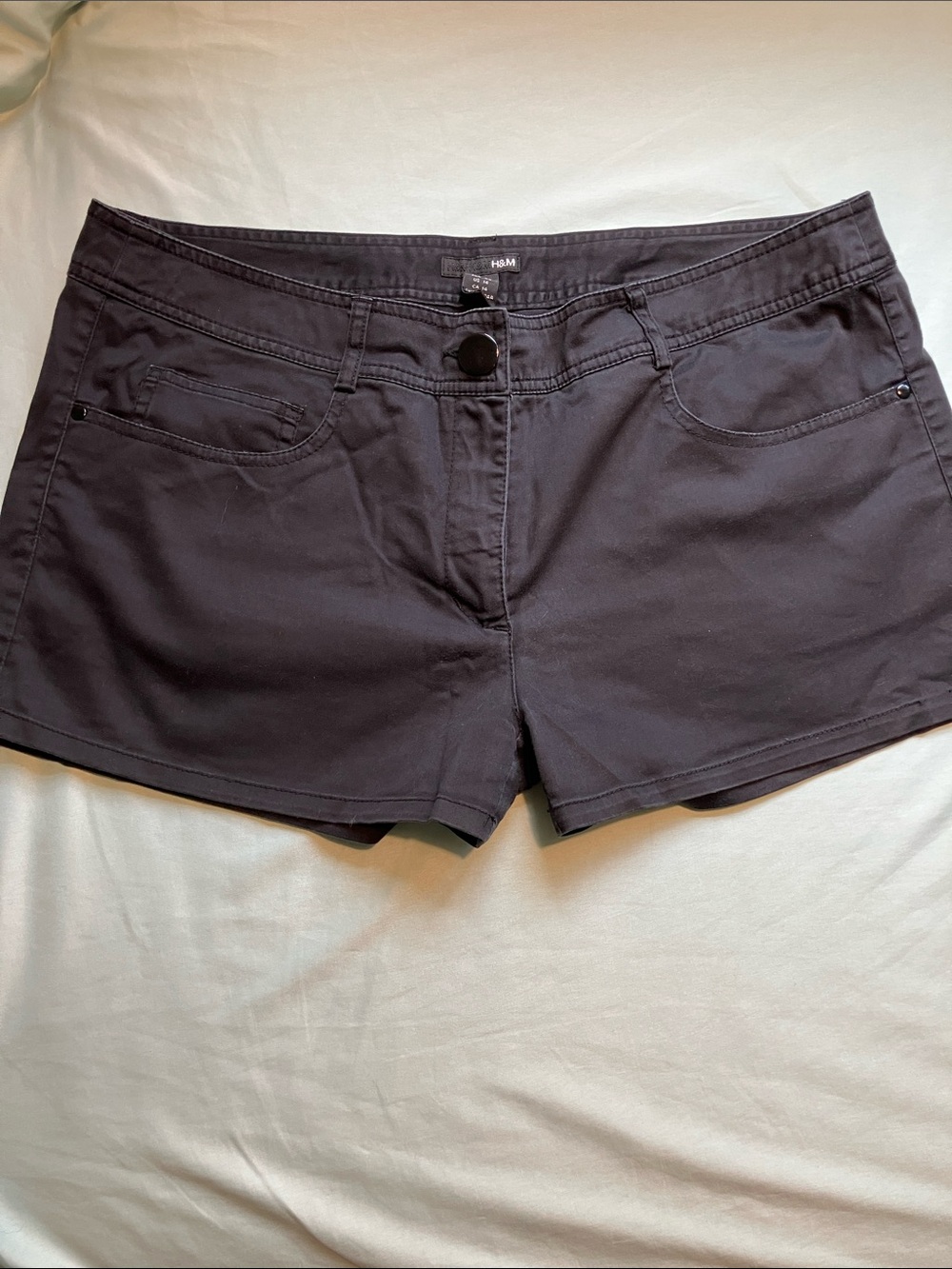 H&M Black faded Women's Denim-Style Shorts